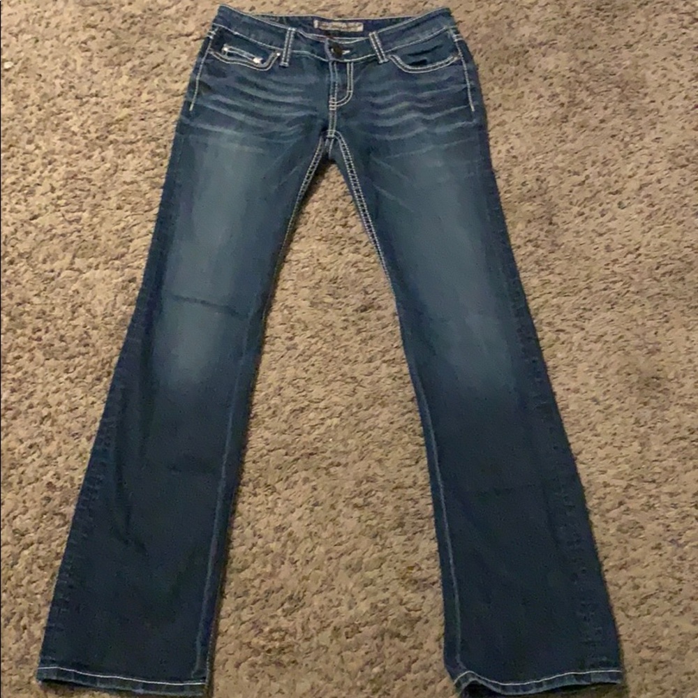 BKE Stella bootcut dark jeans